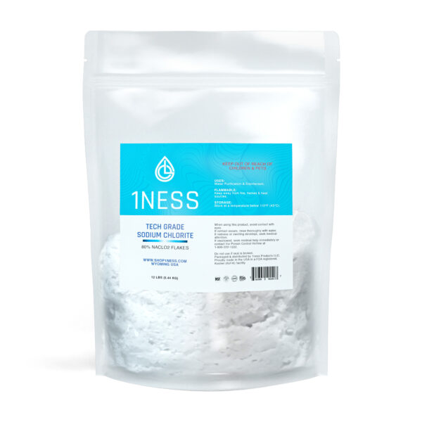 Sodium Chlorite Tech Grade Flakes (12 pounds)