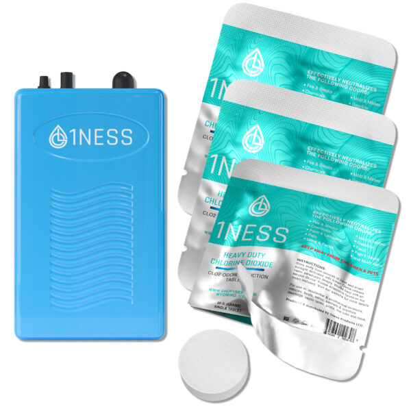 Professional Chlorine Dioxide Odor Removal Kit (20g Tablets)