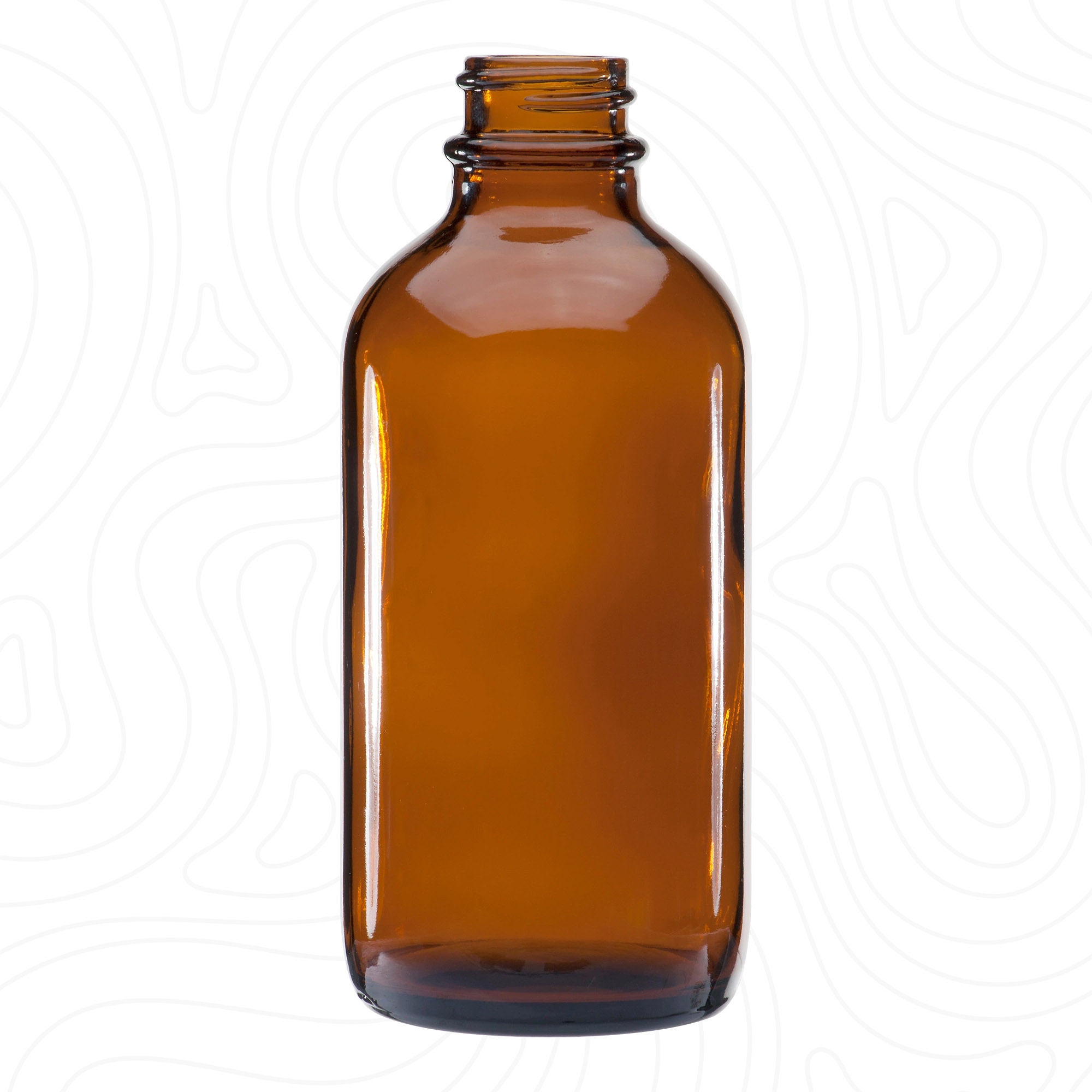 4oz Complete Glass Bottle Assembly