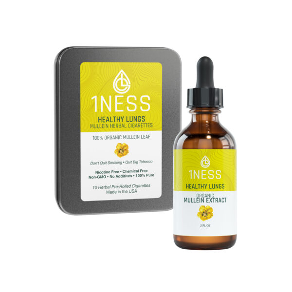 Mullein Herbal Super Pack for Lung & Throat Relief (2oz Set)